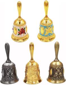 Campana de Metal Decorativa para Cena, Campanas de Boda Vintage Hechas a Mano - Product Image 3