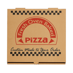 Hot Trending Pizza Carton Box Strong Kraft Pizza Box Embalaje para entrega y comida callejera - Product Image 4