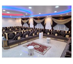 Canapé de style Majlis arabe, design classique, ensemble élégant pour salon, sièges d'angle luxueux, design gain de place - Product Image 1