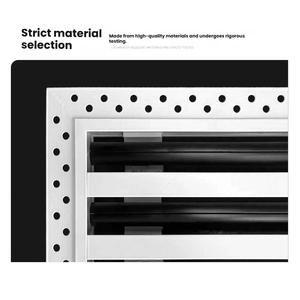<span class=keywords><strong>Grille</strong></span> de <span class=keywords><strong>ventilation</strong></span> HVAC linéaire réglable en <span class=keywords><strong>aluminium</strong></span>, style industriel moderne, personnalisable, directement de l'usine - Product Image 2