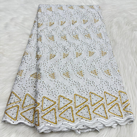 Tissu en dentelle suisse africaine de qualité supérieure, brodé, pour robe de mariée Ankara, fabricant sur mesure, service d'exportation Hitjem Expo