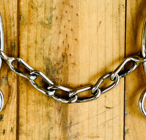 Boquilla lisa de acero inoxidable para levantar la boca de la cadena ecuestre del caballo, disponible en todos los tamaños, instrumentos veterinarios - Product Image 2