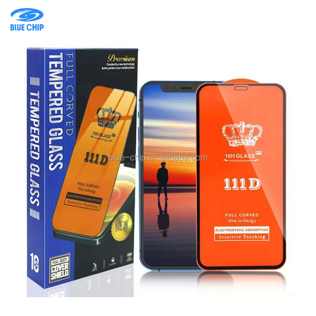 Wholesale Factory Price High Quality HD Clear Full Coverage 2.5d 111D Tempered Glass Screen Protector for Iphone 14 15 Pro Max