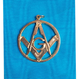 Pendentif maçonnique Symbole maçonnique Pendentif GCompass Collier Ton or Design géométrique Bijou Haute qualité Régalia BIJOUX - Product Image 1