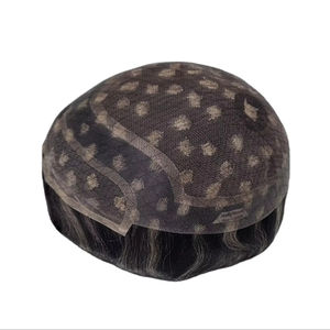 Hair <b>Toupee</b> & Wig 100% Human Hair Chinese Remy Virgin Prothesis Taz Hair BD Lace Front Water Wave - Product Image 4