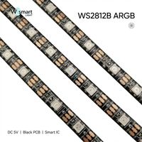 Tira de Luces LED RGB Direccionables WS2812B DC5V, 30/60/144 Píxeles Programables, Cinta de Píxeles IP20-IP68 Resistente al Agua para Iluminación de PC