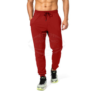 Pantalon de jogging décontracté pour homme en toile légère coupe-vent avec poches zippées pour un rangement sécurisé pendant les activités sportives et les voyages - Product Image 2