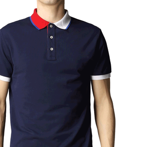 Chemise Homme Haute Qualité Brodé Prêt à l'Exportation Tissu Tricoté Polyester/Coton Séchage Rapide Respirant Manches Courtes Vente Directe Usine - Product Image 2