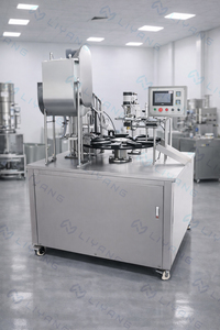 <span class=keywords><strong>Machine</strong></span> de remplissage rotative multifonctionnelle entièrement automatique pour liquides et miel, avec scellage sous film, idéale pour les petites entreprises - Product Image 6