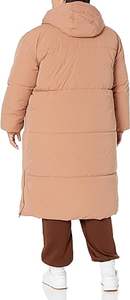 Haute qualité épais manteau d'hiver à la mode pour les femmes chaud bulle bouffante doudoune respirant toile solide motif - Product Image 6