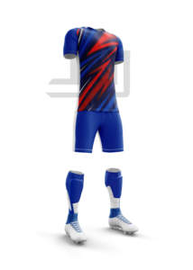 Custom Football Team Uniform Breathable 100% Polyester Soccer Jersey Shorts Performance Fabric for Daily Training Sessions - Product Image 1