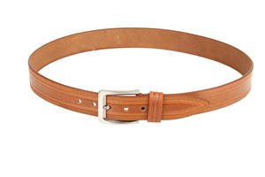 Men's Casual Top Grain Hide brown oil pullup Leather <b>Belt</b> Solid - Product Image 5