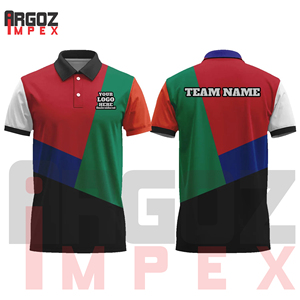 เสื้อโปโลสำหรับทุกเพศผ้าถักลายกราฟิกระบายอากาศได้ดีปักโลโก้ - Product Image 2