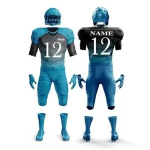 Proveedor Profesional de Uniformes de Fútbol Americano, Camisetas y Pantalones de Primera Calidad, Transpirables, Impresos con Serigrafía, de Viscosa/Algodón de Secado Rápido - Product Image 6