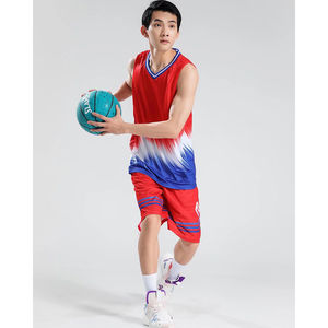 Nouvelle Arrivée Conception Imprimé Dernière Conception Personnalisé Vêtements Basketball Uniforme 100% Polyester Basketball Uniforme OEM service - Product Image 5