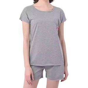 Conjuntos de camiseta y pantalones cortos para mujer, ropa informal al por mayor, conjuntos gemelos transpirables, conjuntos informales de verano para mujer - Product Image 1