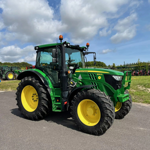 Tractor Agrícola John Deere 6130R, 160HP, 4WD, Tractor de Ruedas Verdes, Alta Productividad, Transmisión por Engranajes, Garantía de 4 Años - Product Image 1