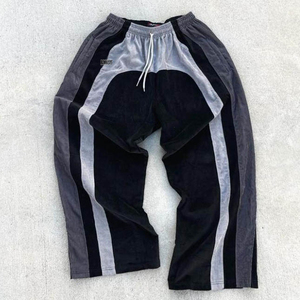 Conjunto de Chaqueta y Pantalones Deportivos de Invierno Personalizados, Chaqueta Cortavientos de Felpa Gruesa, Fabricante de Conjuntos Deportivos, Sudadera con Capucha y Cremallera con Parches Lisos - Product Image 4