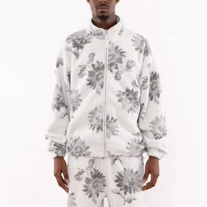 Veste polaire Sherpa élégante pour hommes avec une construction légère et une texture douce adaptée à l'aventure en plein air City Streetwear - Product Image 1