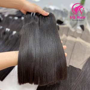 Meilleure vente Cheveux vierges bruts vietnamiens non traités Extensions de cheveux vendeur trame os faisceaux droits pour faire perruque - Product Image 6