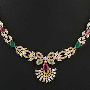 Kundan Jewellery <b>Locket</b> Set - Multi - Product Image 2