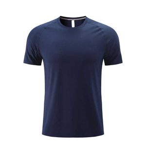 เสื้อยืดคอกลมผ้าคอตตอนสำหรับผู้ชายเสื้อยืดคอกลมผ้าคอตตอนแบบแห้งเร็วแบบ100% - Product Image 6