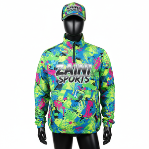 Veste coupe-vent pour femme en polyester doux 160GSM, design multicolore avec panneaux propres et options de logo par sublimation, veste pour femme - Product Image 1