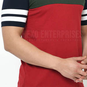 เสื้อยืดผู้ชายสีพื้นขนาดพลัสไซส์เสื้อยืดผู้ชายพิมพ์โลโก้ - Product Image 4