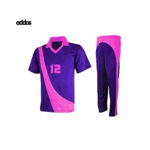 Equipe Personalizada Logotipo e Nome Cricket Uniforme Sublimação Impressão Vestuário Fornecedores