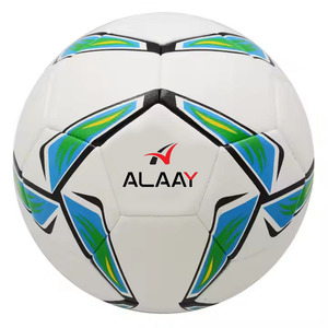Balón de fútbol cosido a máquina de Material de PVC Alaay, 32 paneles, tamaño y peso oficial, logotipo de fútbol, balón de fútbol - Product Image 1