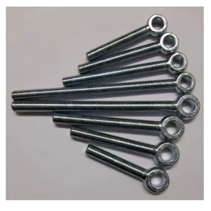 Perno de ojo de acero inoxidable estándar ISO Revestimiento de plata Sujetador de elevador de sujeción fuerte M10 M3 M4 Rosca Proveedor industrial India - Product Image 5