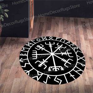 Alfombra Estampada Nórdica Escandinava - Decoración Moderna y Elegante para el Hogar, con Pelo Suave - Product Image 2