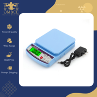 Balance de cuisine électronique numérique à piles Venus SF-400A/10KG, plastique bleu ciel premium, précision 1g, arrêt automatique