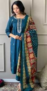 Kurtis de algodón Airy para mujer de la mejor calidad con ropa inferior a juego, perfecto para el verano para la exportación mundial desde la India - Product Image 3