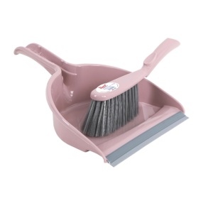 Ensemble balayette et pelle à poussière miniatures robustes, tête en plastique, pour le nettoyage de la maison et du bureau, fabriqué en Turquie - Product Image 1