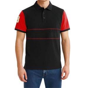 Vêtements décontractés légers 100% coton pour l'extérieur avec logo personnalisé polos respirants élégants pour hommes - Product Image 4