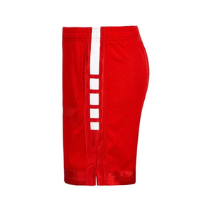 กางเกงขาสั้นเล่นบาสเก็ตบอลสำหรับออกกำลังกายในยิมของผู้ชายแห้งเร็ววัสดุตาข่ายแบบเชือกกลางผูกฉลากส่วนตัว - Product Image 4