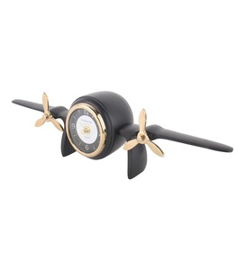 Horloge de bureau moderne en aluminium à quartz silencieux pour la maison - Product Image 1