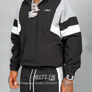 Ensemble de survêtement de créateur pour homme, deux pièces, coupe classique, jogging, manches longues, tenue de sport, ensemble de vêtements de sport tendance, 100 % coton uni - Product Image 6