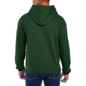 Sudadera con capucha de lana de algodón 100% de peso pesado con logotipo personalizado para hombre, jersey de gran tamaño Relax Fit, sudadera Lisa teñida Puff XS 6XL - Product Image 3