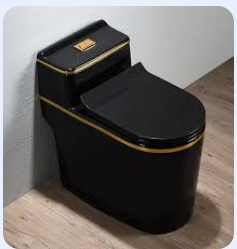 Mejor Descuento para el Inodoro de Una Pieza Alargado con Descarga de Sifón de Una Sola Descarga InArt - Product Image 1