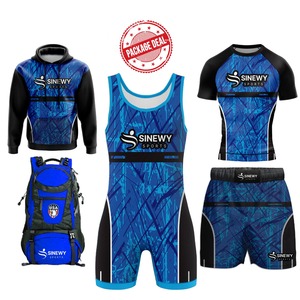 Camiseta de lucha libre elástica OEM de nuevo diseño con impresión personalizada Tela duradera y transpirable para hombres - Product Image 1