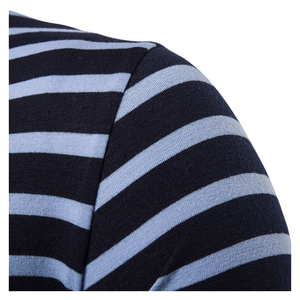 Polo de manga corta para hombre, camiseta de golf de rayas de doble color, camiseta Polo de diseño superior, polos de manga corta para hombre - Product Image 3