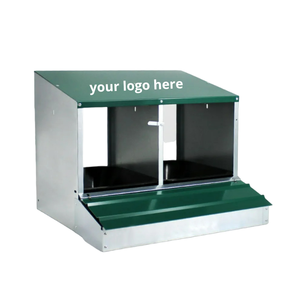 Nid de ponte en tôle galvanisée personnalisé OEM avec 2-3 espaces pour les industries avicoles avec logo de société personnalisé - Product Image 1