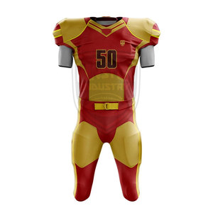 Los mejores uniformes de fútbol americano al por mayor de alta calidad, conjunto de Jersey de sarga de aparejos juveniles, diseño transpirable - Product Image 1