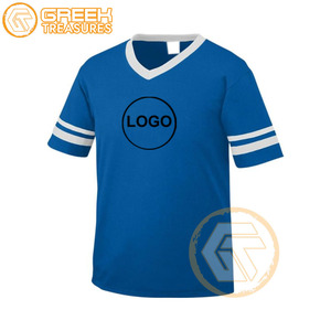 Camiseta bordada de lana de algodón Phi Beta personalizada, transpirable, hermandad griega, Sigma, cuello redondo de gran tamaño para hombre, Fraternidad suave - Product Image 2