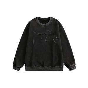 เสื้อฮู้ดของผู้ชายเสื้อสเวตเชิ้ตผ้าฝ้ายหลากสี500 GSM ขนาดโอเวอร์ไซส์สำหรับฤดูหนาวโลโก้ที่กำหนดเอง - Product Image 4