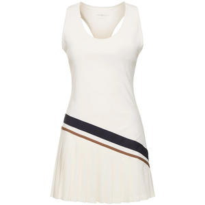 Vestido de Tenis sin Mangas con Espalda Descubierta y Diseño Acanalado, Logotipo Personalizado del Club, Vestido de Golf, Pickleball y Bádminton Ajustado para Mujer, Venta al Por Mayor - Product Image 4