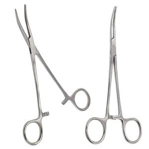Pince à artères de la meilleure qualité, droite et incurvée, en acier inoxydable, 14cm, 16cm, 18cm, 20cm, logo personnalisé - Product Image 3