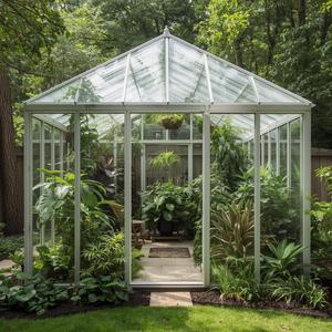 แผ่นโพลีคาร์บอเนตพรีเมี่ยมออเดอร์เรือนกระจก100% เป็นมิตรกับสิ่งแวดล้อมบริสุทธิ์ทนทาน - Product Image 6